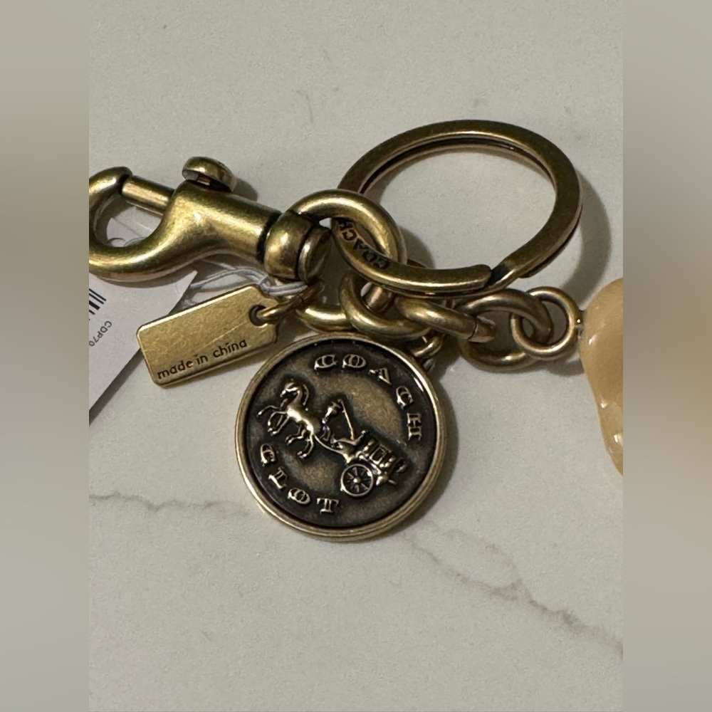 NWT Coach Clot Dumpling Bag Charm - Picture 11 of 16